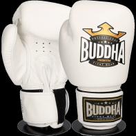 Guantoni da boxe Buddha Thailandia edizione in pelle - bianchi