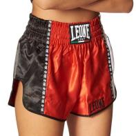Pantaloni Muay Thai Leone Training rossi